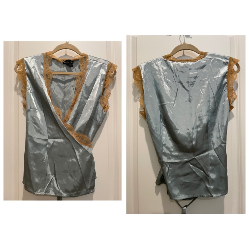 Wet Seal Y2k wrap style top